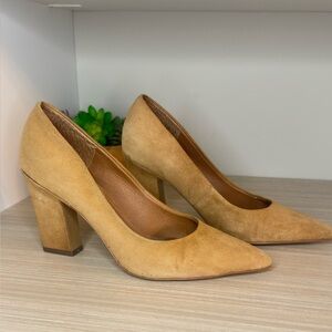 Franco Sarto Suede Pumps
